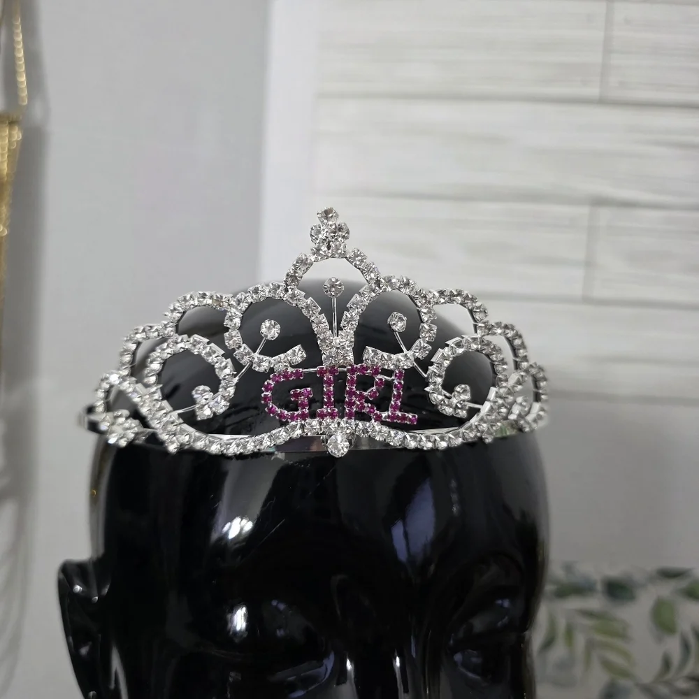Silver Clear Rhinestone 